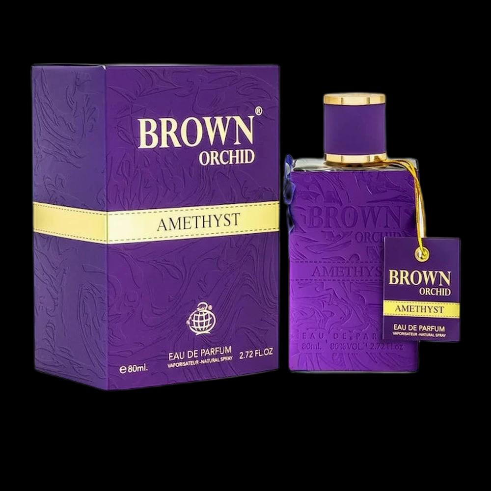 Fragrance World – Brown Orchid Amethyst Eau de Parfum 80 ml - Image 1
